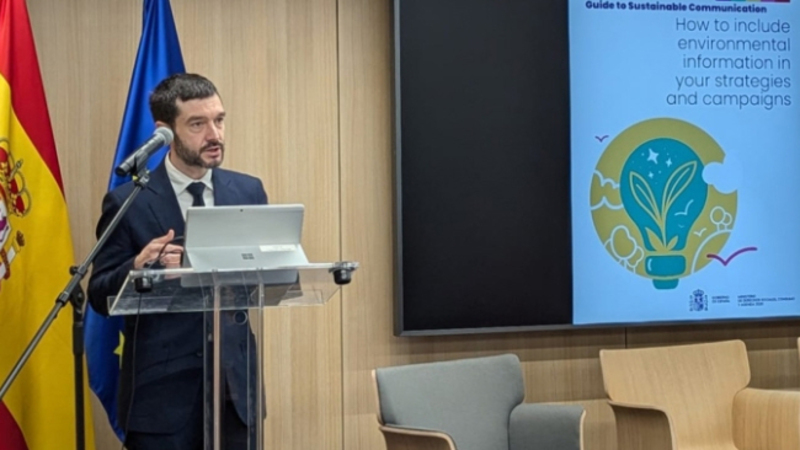 Pablo Bustinduy ved præsentationen forleden