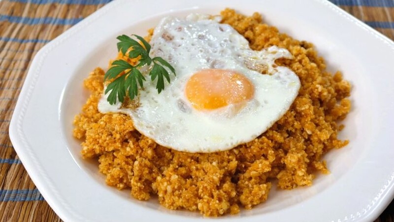 Migas de coliflor